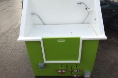 high back hydrobath - green high back hydrobath - green