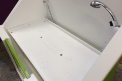 high back hydrobath shelf high back hydrobath shelf