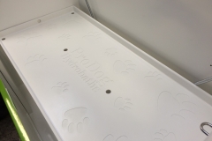 high back hydrobath shelf high back hydrobath shelf